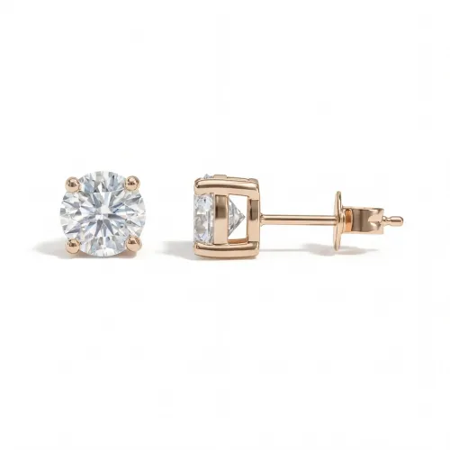 Nova - Moissanite Stud Earrings