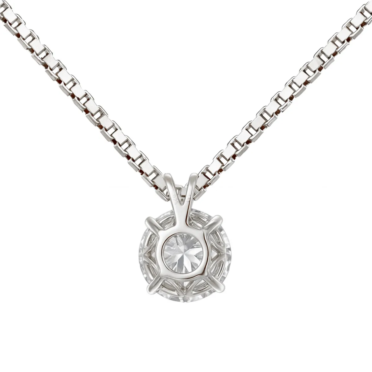 Terra - Solitaire Moissanite Pendant
