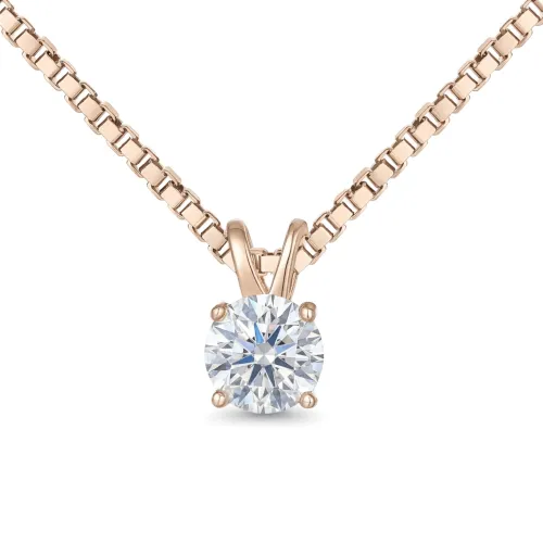 Terra - Solitaire Moissanite Pendant