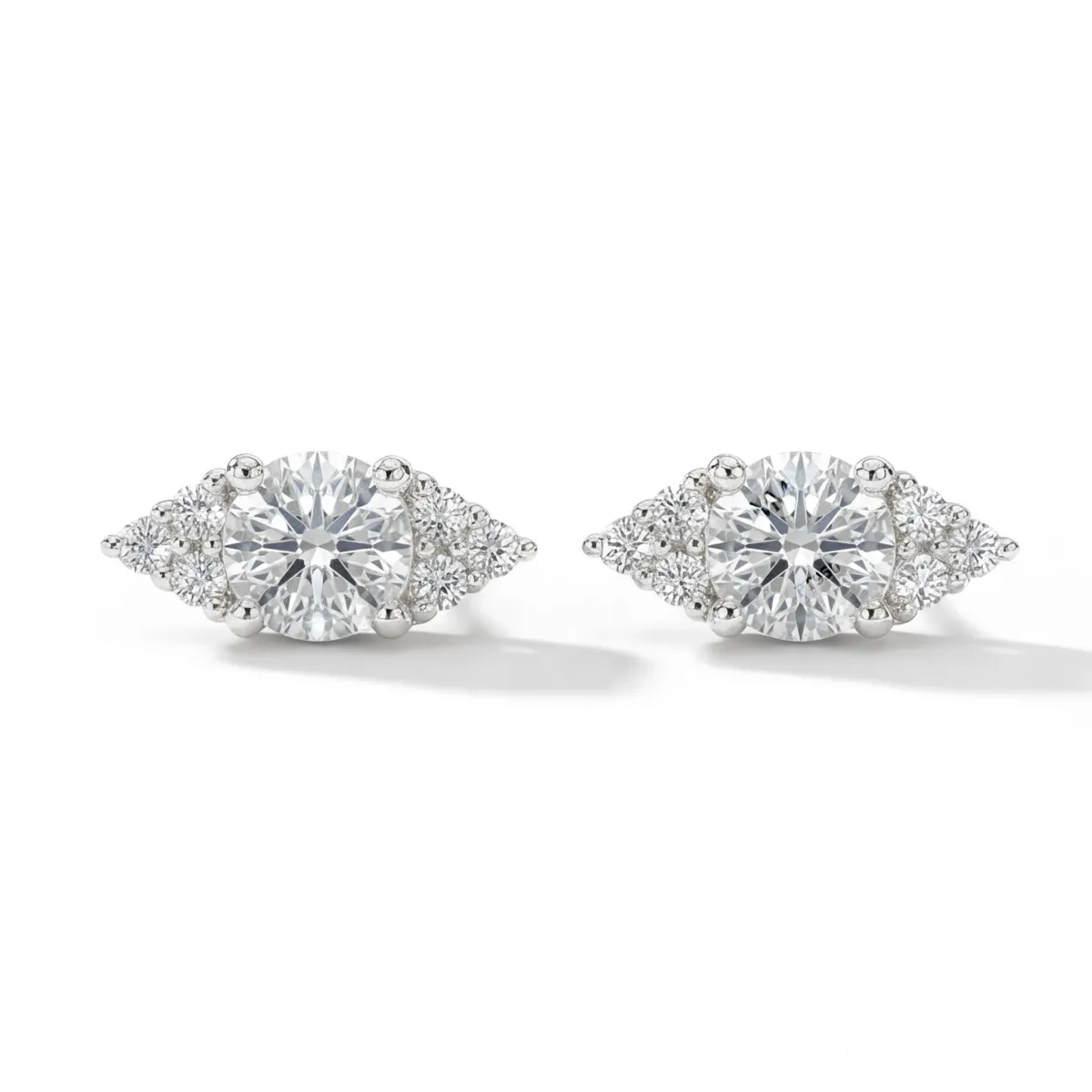 Lustrous - Moissanite Stud Earrings