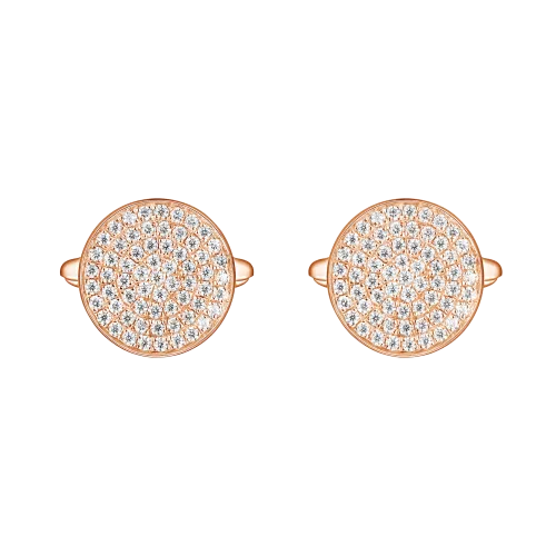 Luxon - Moissanite Cufflinks in Pavé Setting