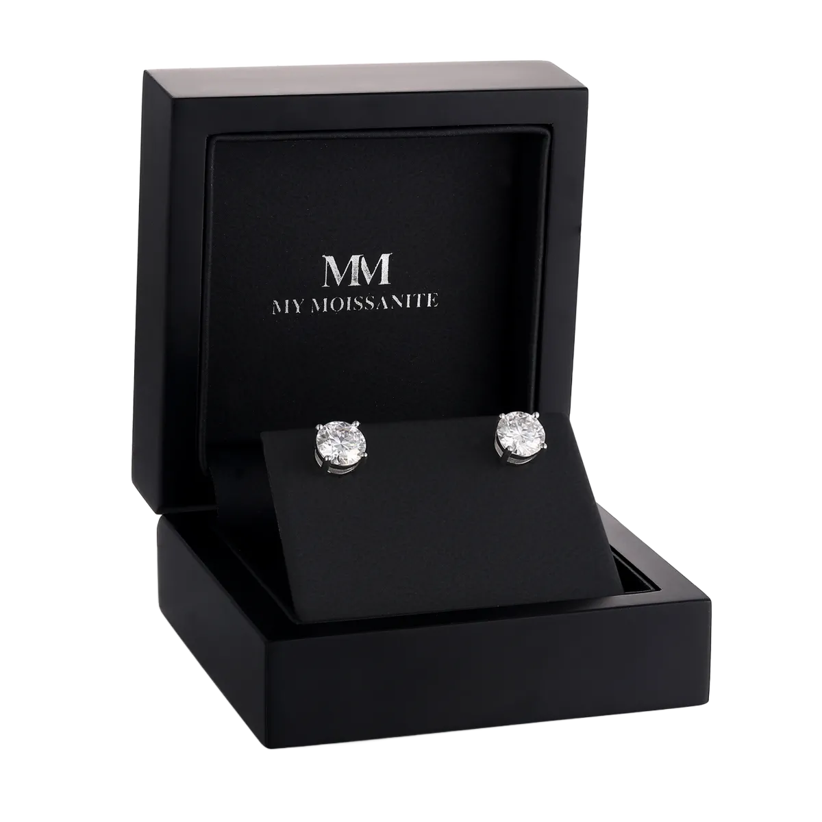Sirius - Classic Six-Prong Moissanite Stud Earrings