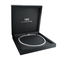 Lumina - Moissanite Tennis Chain Necklace