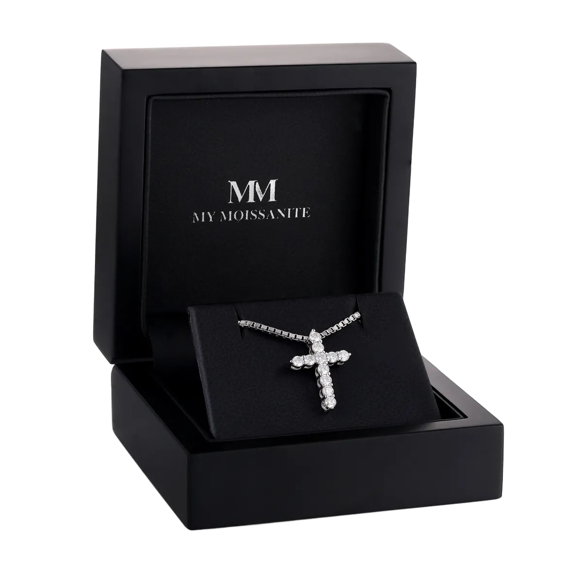 Divinity - Moissanite Cross Pendant