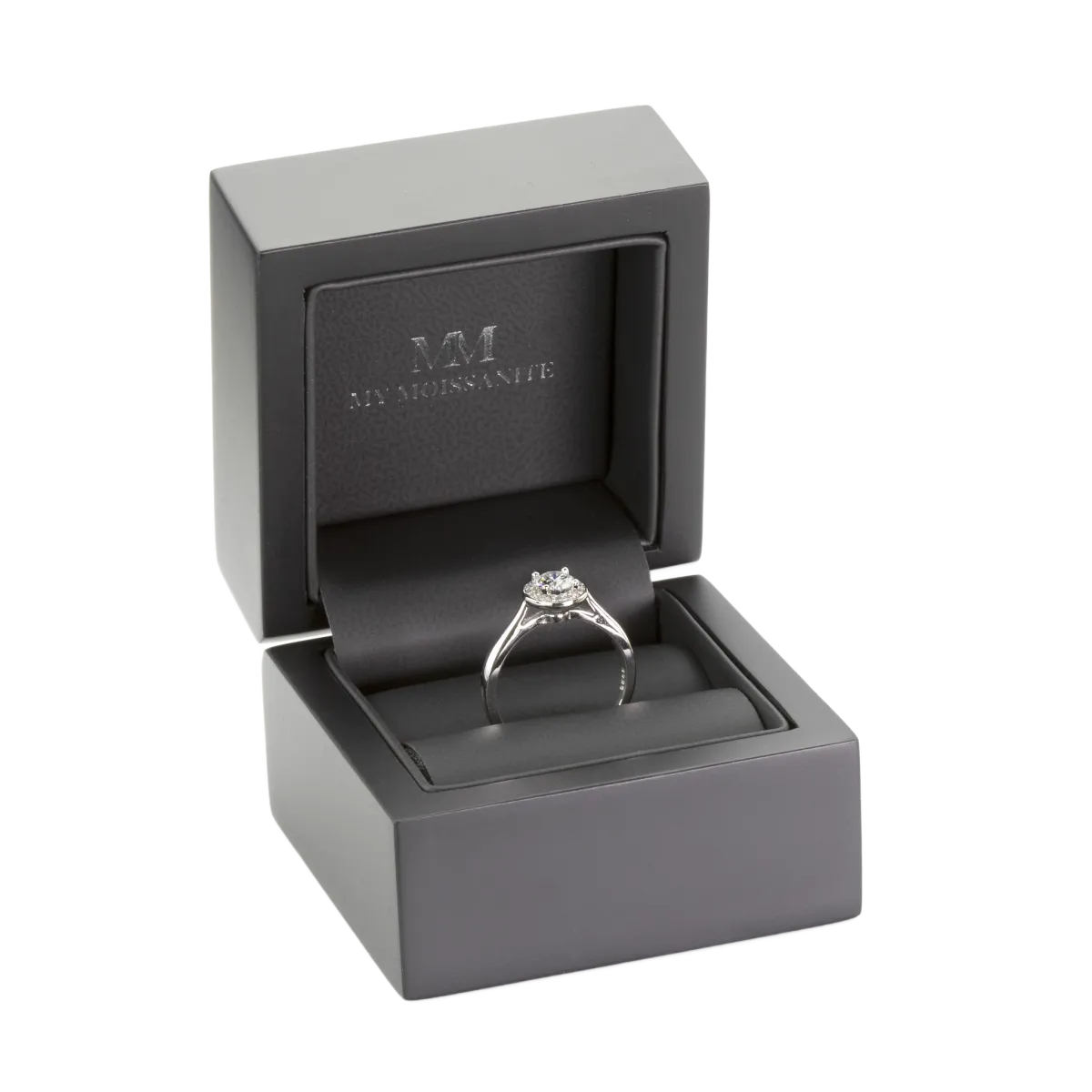 Flexa - Adjustable Halo Moissanite Ring