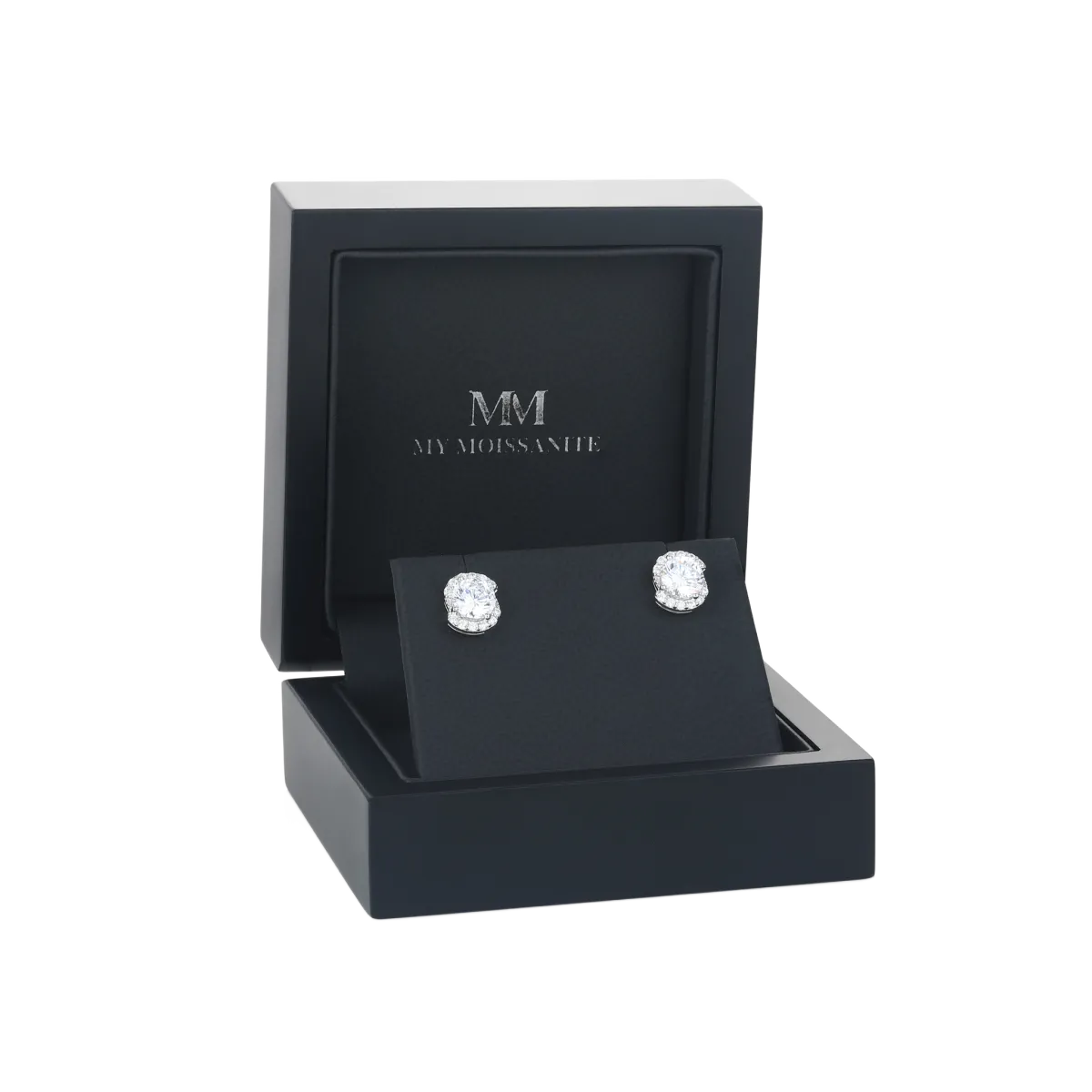 Divine Dots - Moissanite Stud Earrings