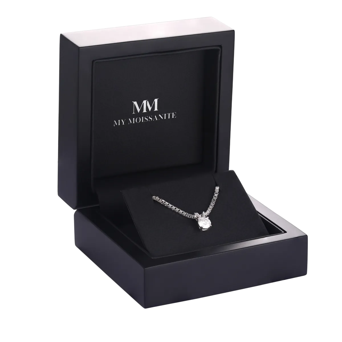 Terra - Solitaire Moissanite Pendant