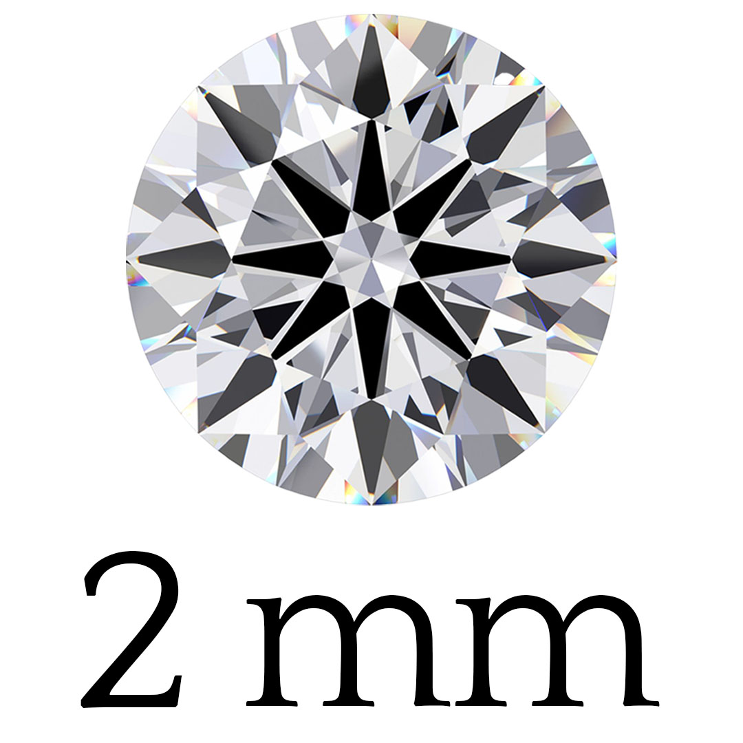 0.035 carat (2 mm)